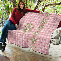 Akala Hamele Hawai'i Palaka Squares Maile Leaf Quilt Flowers Hawaiian Quilt Patterns LT9 - Polynesian Pride