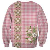 Akala Hamele Hawai'i Palaka Squares Maile Leaf Sweatshirt Flowers Hawaiian Quilt Patterns LT9 - Polynesian Pride