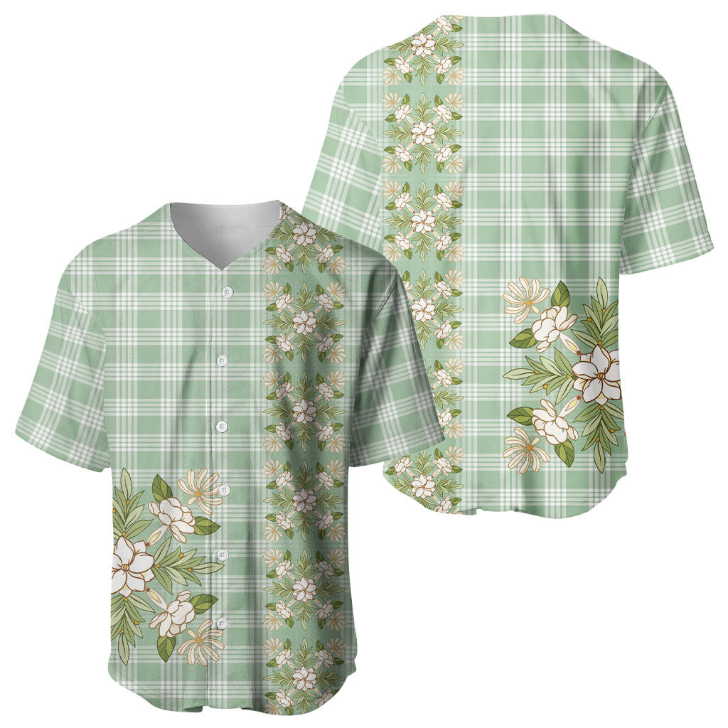 Liko Kukui Hawai'i Palaka Squares Maile Leaf Baseball Jersey Flowers Hawaiian Quilt Patterns LT9 - Polynesian Pride