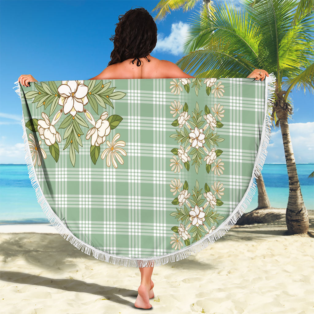Liko Kukui Hawai'i Palaka Squares Maile Leaf Beach Blanket Flowers Hawaiian Quilt Patterns LT9 - Polynesian Pride