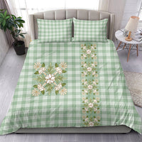 Liko Kukui Hawai'i Palaka Squares Maile Leaf Bedding Set Flowers Hawaiian Quilt Patterns LT9 - Polynesian Pride