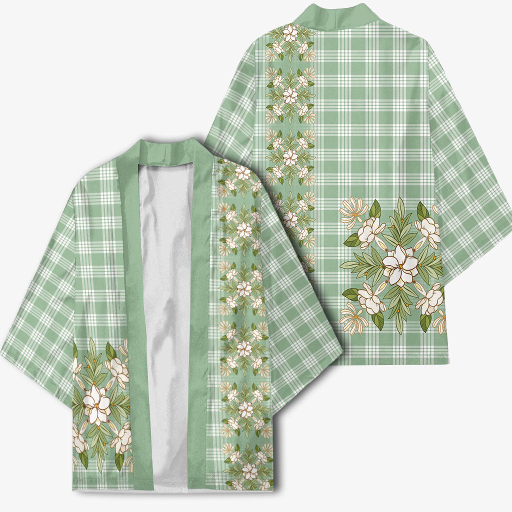 Liko Kukui Hawai'i Palaka Squares Maile Leaf Kimono Flowers Hawaiian Quilt Patterns LT9 - Polynesian Pride