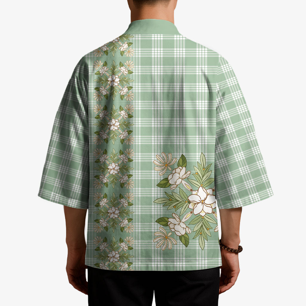Liko Kukui Hawai'i Palaka Squares Maile Leaf Kimono Flowers Hawaiian Quilt Patterns LT9 - Polynesian Pride