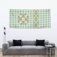 Liko Kukui Hawai'i Palaka Squares Maile Leaf Tapestry Flowers Hawaiian Quilt Patterns LT9 - Polynesian Pride