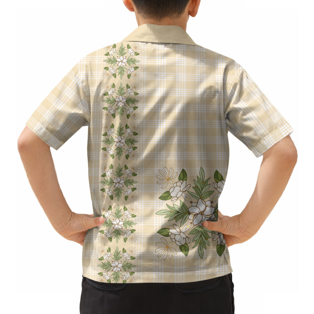 Melemele Ahiahia Hawai'i Palaka Squares Maile Leaf Hawaiian Shirt Flowers Hawaiian Quilt Patterns LT9 - Polynesian Pride