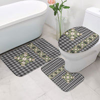 Pauli Hawai'i Palaka Squares Maile Leaf Bathroom Set Flowers Hawaiian Quilt Patterns LT9 - Polynesian Pride