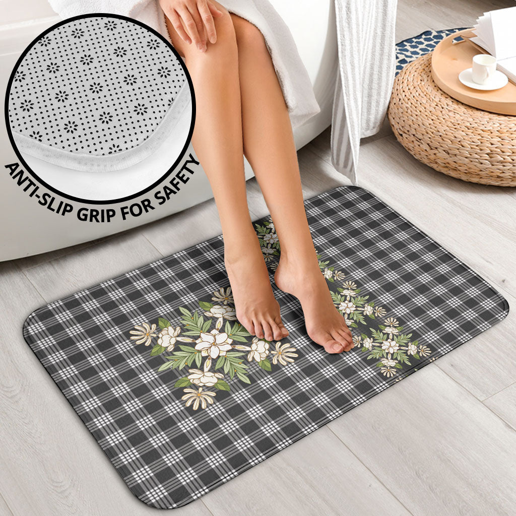 Pauli Hawai'i Palaka Squares Maile Leaf Bathroom Set Flowers Hawaiian Quilt Patterns LT9 - Polynesian Pride