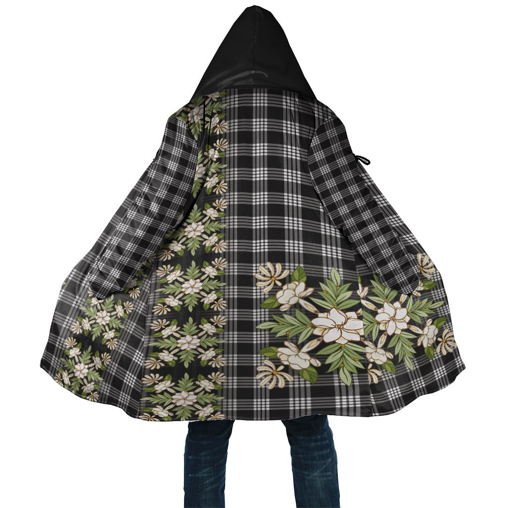 Pauli Hawai'i Palaka Squares Maile Leaf Cloak Flowers Hawaiian Quilt Patterns LT9 Unisex Soft Black - Polynesian Pride