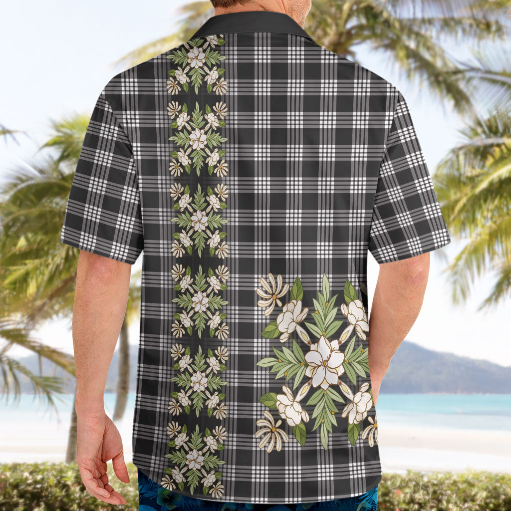 Pauli Hawai'i Palaka Squares Maile Leaf Hawaiian Shirt Flowers Hawaiian Quilt Patterns LT9 - Polynesian Pride