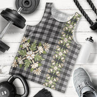 Pauli Hawai'i Palaka Squares Maile Leaf Men Tank Top Flowers Hawaiian Quilt Patterns LT9 - Polynesian Pride