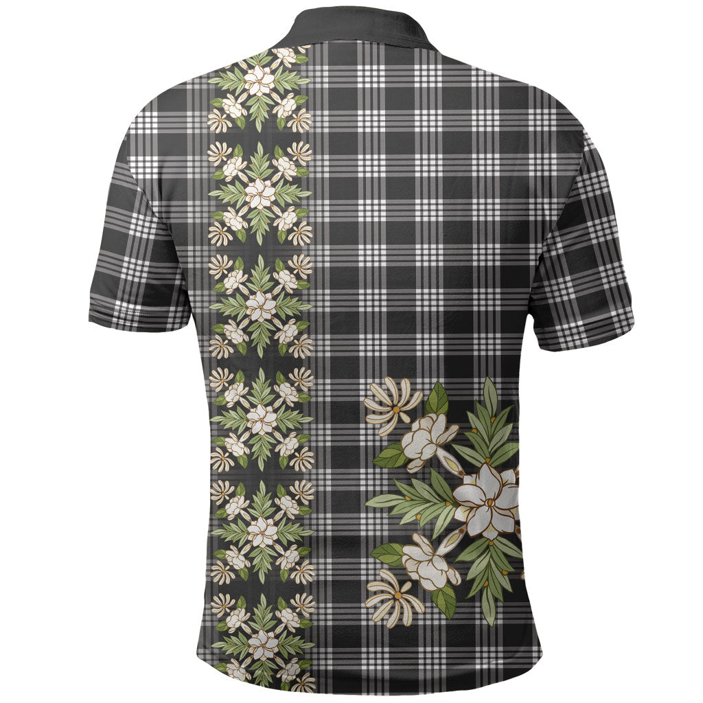 Pauli Hawai'i Palaka Squares Maile Leaf Polo Shirt Flowers Hawaiian Quilt Patterns LT9 - Polynesian Pride