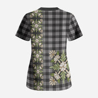 Pauli Hawai'i Palaka Squares Maile Leaf Scrub Top Flowers Hawaiian Quilt Patterns LT9 - Polynesian Pride