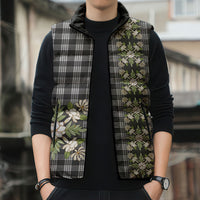 Pauli Hawai'i Palaka Squares Maile Leaf Sleeveless Puffer Jacket Flowers Hawaiian Quilt Patterns LT9 - Polynesian Pride