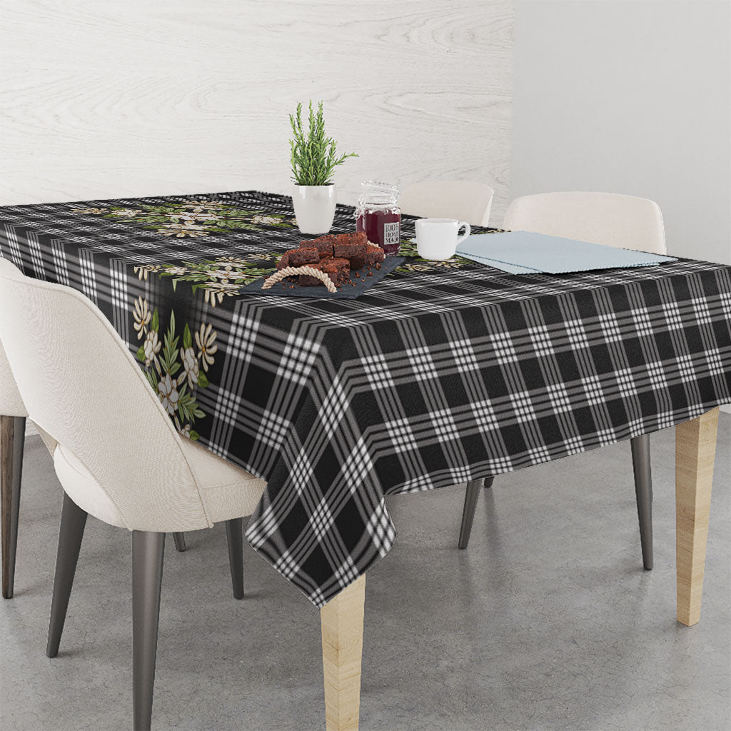 Pauli Hawai'i Palaka Squares Maile Leaf Tablecloth Flowers Hawaiian Quilt Patterns LT9 - Polynesian Pride