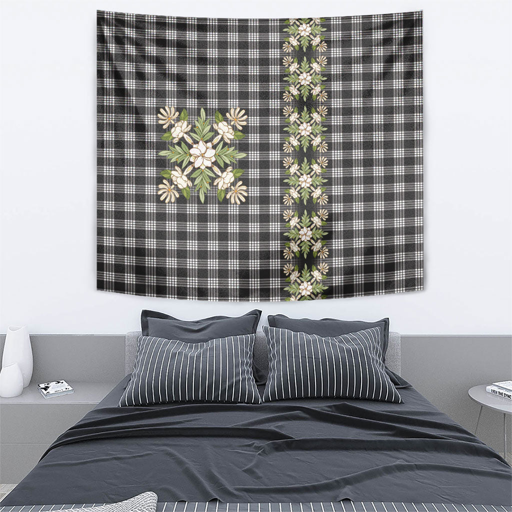 Pauli Hawai'i Palaka Squares Maile Leaf Tapestry Flowers Hawaiian Quilt Patterns LT9 - Polynesian Pride