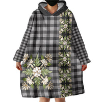 Pauli Hawai'i Palaka Squares Maile Leaf Wearable Blanket Hoodie Flowers Hawaiian Quilt Patterns LT9 - Polynesian Pride