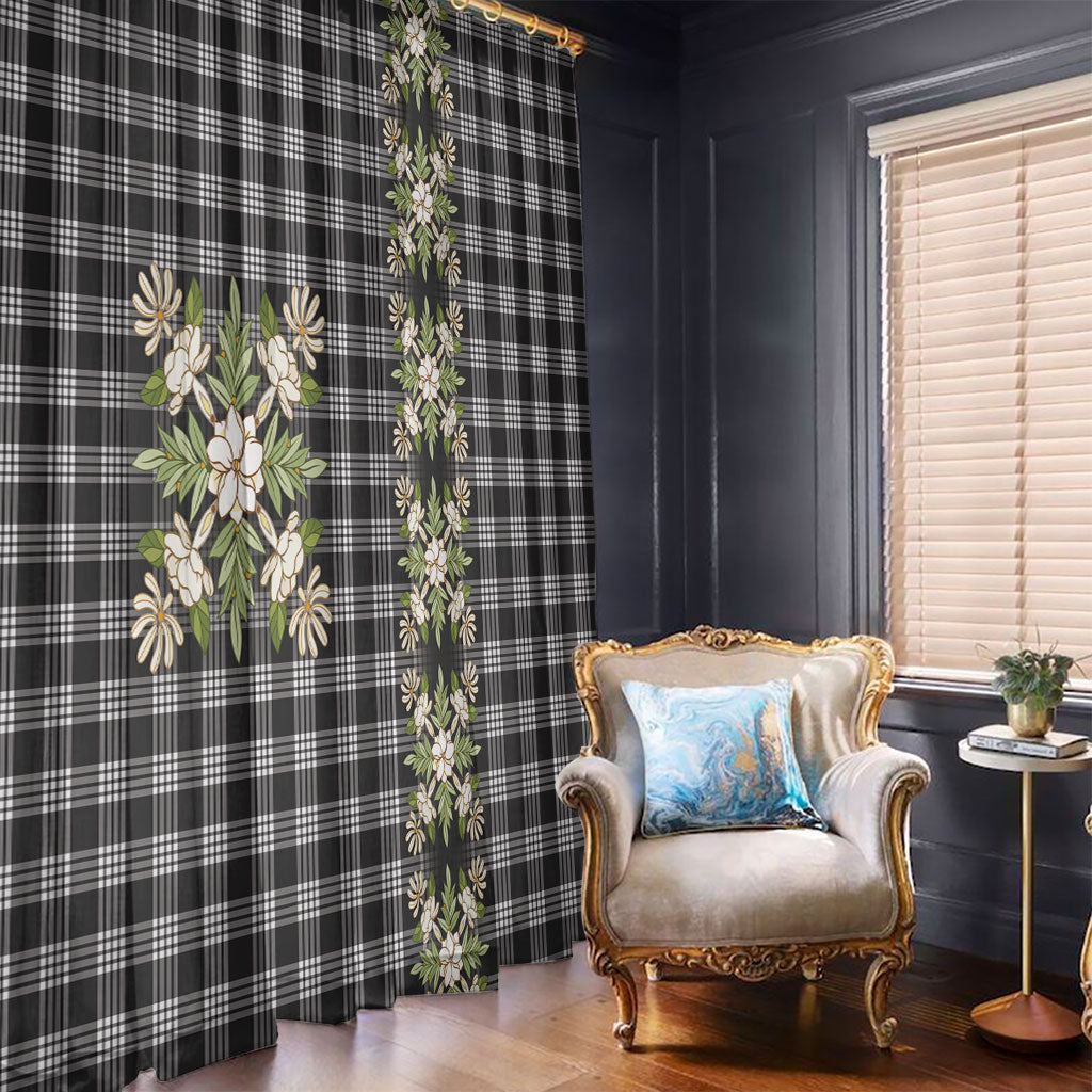 Pauli Hawai'i Palaka Squares Maile Leaf Window Curtain Flowers Hawaiian Quilt Patterns LT9 - Polynesian Pride