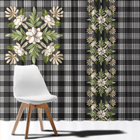 Pauli Hawai'i Palaka Squares Maile Leaf Window Curtain Flowers Hawaiian Quilt Patterns LT9 - Polynesian Pride