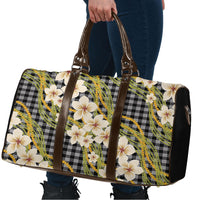 Ele'ele Hawai'i Palaka Plumeria Travel Bag Puakenikeni and Maile Lei LT9 - Polynesian Pride