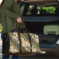 Ele'ele Hawai'i Palaka Plumeria Travel Bag Puakenikeni and Maile Lei LT9 - Polynesian Pride