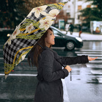 Ele'ele Hawai'i Palaka Plumeria Umbrella Puakenikeni and Maile Lei LT9 - Polynesian Pride