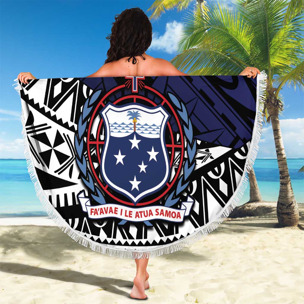 Custom Samoa Rugby Pacific Beach Blanket Samoan Warrior Tribal Pattern LT9 - Polynesian Pride