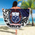 Custom Samoa Rugby Pacific Beach Blanket Samoan Warrior Tribal Pattern