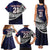 Custom Samoa Rugby Pacific Family Matching Tank Maxi Dress and Hawaiian Shirt Samoan Warrior Tribal Pattern