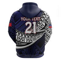 Custom Samoa Rugby Pacific Hoodie Samoan Warrior Tribal Pattern LT9 - Polynesian Pride