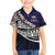 Custom Samoa Rugby Pacific Kid Hawaiian Shirt Samoan Warrior Tribal Pattern