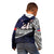 Custom Samoa Rugby Pacific Kid Hoodie Samoan Warrior Tribal Pattern