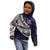 Custom Samoa Rugby Pacific Kid Hoodie Samoan Warrior Tribal Pattern