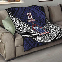 Custom Samoa Rugby Pacific Quilt Samoan Warrior Tribal Pattern LT9 - Polynesian Pride