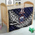 Custom Samoa Rugby Pacific Quilt Samoan Warrior Tribal Pattern