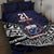 Custom Samoa Rugby Pacific Quilt Bed Set Samoan Warrior Tribal Pattern