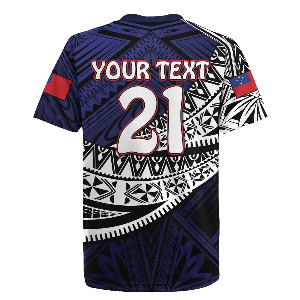Custom Samoa Rugby Pacific Rugby Jersey Samoan Warrior Tribal Pattern LT9 - Polynesian Pride