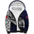 Custom Samoa Rugby Pacific Sherpa Hoodie Samoan Warrior Tribal Pattern