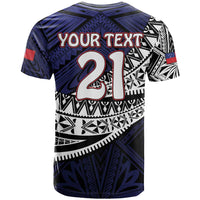 Custom Samoa Rugby Pacific T Shirt Samoan Warrior Tribal Pattern LT9 - Polynesian Pride