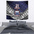 Custom Samoa Rugby Pacific Tapestry Samoan Warrior Tribal Pattern