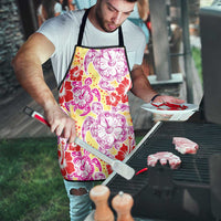 Palaka with Honu and Hibiscus Apron Hawaiian Heritage Spirit LT9 - Polynesian Pride