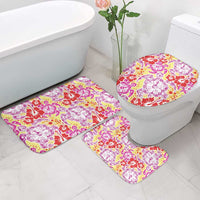 Palaka with Honu and Hibiscus Bathroom Set Hawaiian Heritage Spirit LT9 - Polynesian Pride