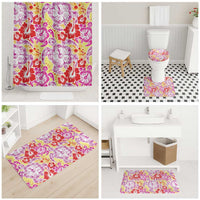 Palaka with Honu and Hibiscus Bathroom Set Hawaiian Heritage Spirit LT9 - Polynesian Pride