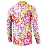 Palaka with Honu and Hibiscus Button Sweatshirt Hawaiian Heritage Spirit LT9 - Polynesian Pride