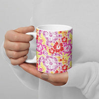 Palaka with Honu and Hibiscus Ceramic Mug Hawaiian Heritage Spirit LT9 - Polynesian Pride