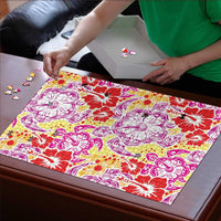 Palaka with Honu and Hibiscus Puzzle Hawaiian Heritage Spirit LT9 - Polynesian Pride