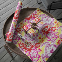 Palaka with Honu and Hibiscus Wrapping Paper Hawaiian Heritage Spirit LT9 - Polynesian Pride
