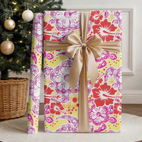 Palaka with Honu and Hibiscus Wrapping Paper Hawaiian Heritage Spirit LT9 - Polynesian Pride
