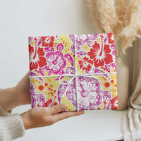Palaka with Honu and Hibiscus Wrapping Paper Hawaiian Heritage Spirit LT9 - Polynesian Pride