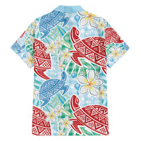 Palaka with Honu and Plumeria Hawaiian Shirt Hawaiian Heritage Spirit LT9 - Polynesian Pride