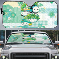 Japanese Kawaii Sushi Auto Sun Shade Green Wagara Palaka This Is How I Roll LT9 Green - Polynesian Pride